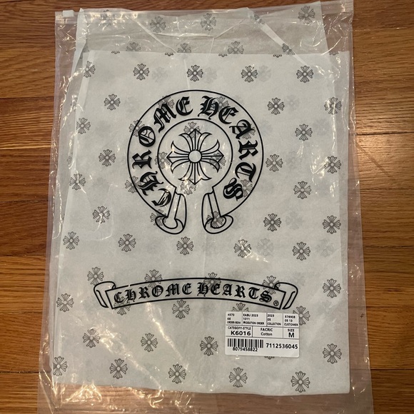 Chrome Hearts White Tee with Iconic Logo